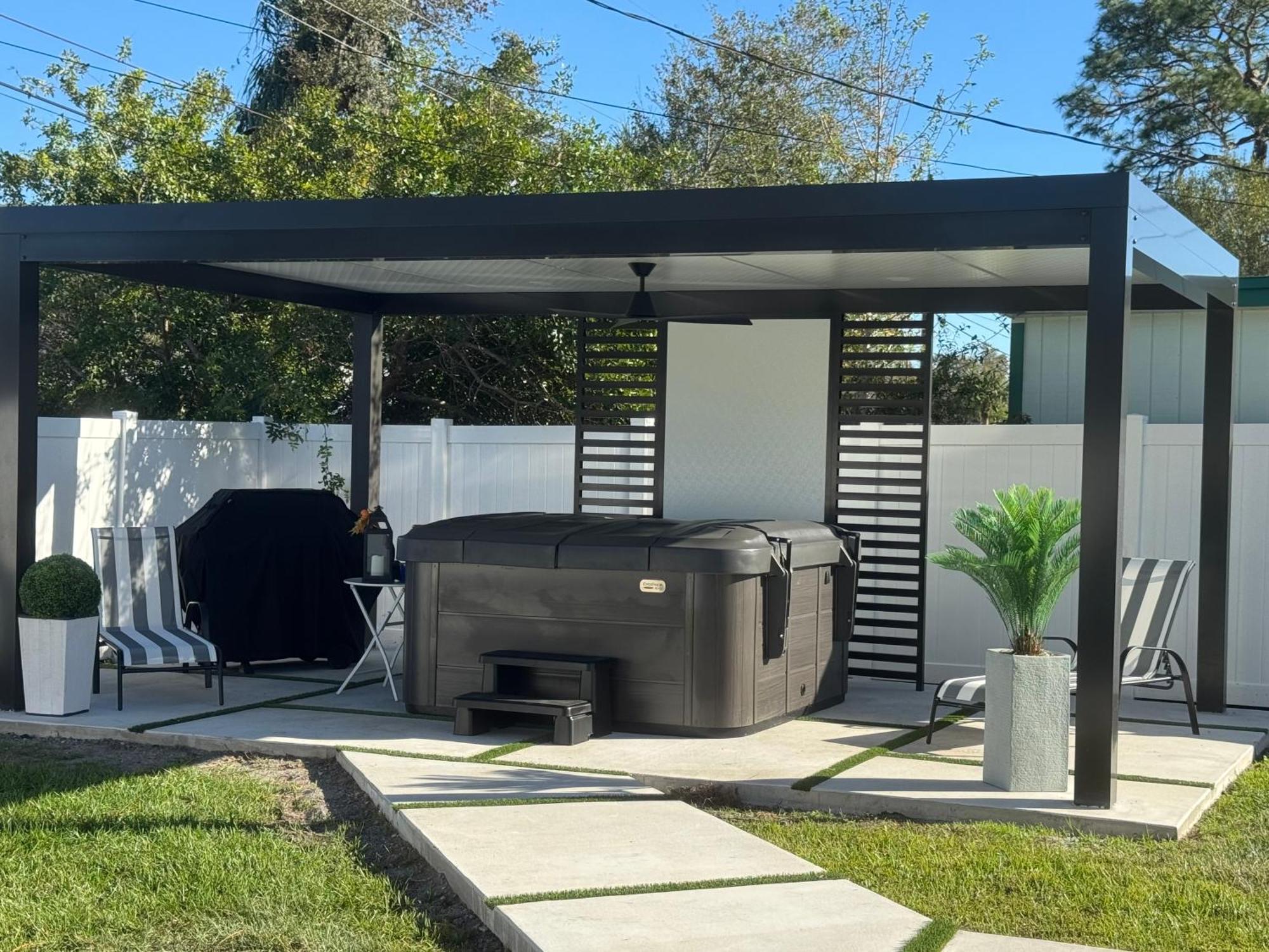 Brand New Tampa Oasis With Private Jacuzzi Retreat Villa Lutz Ngoại thất bức ảnh